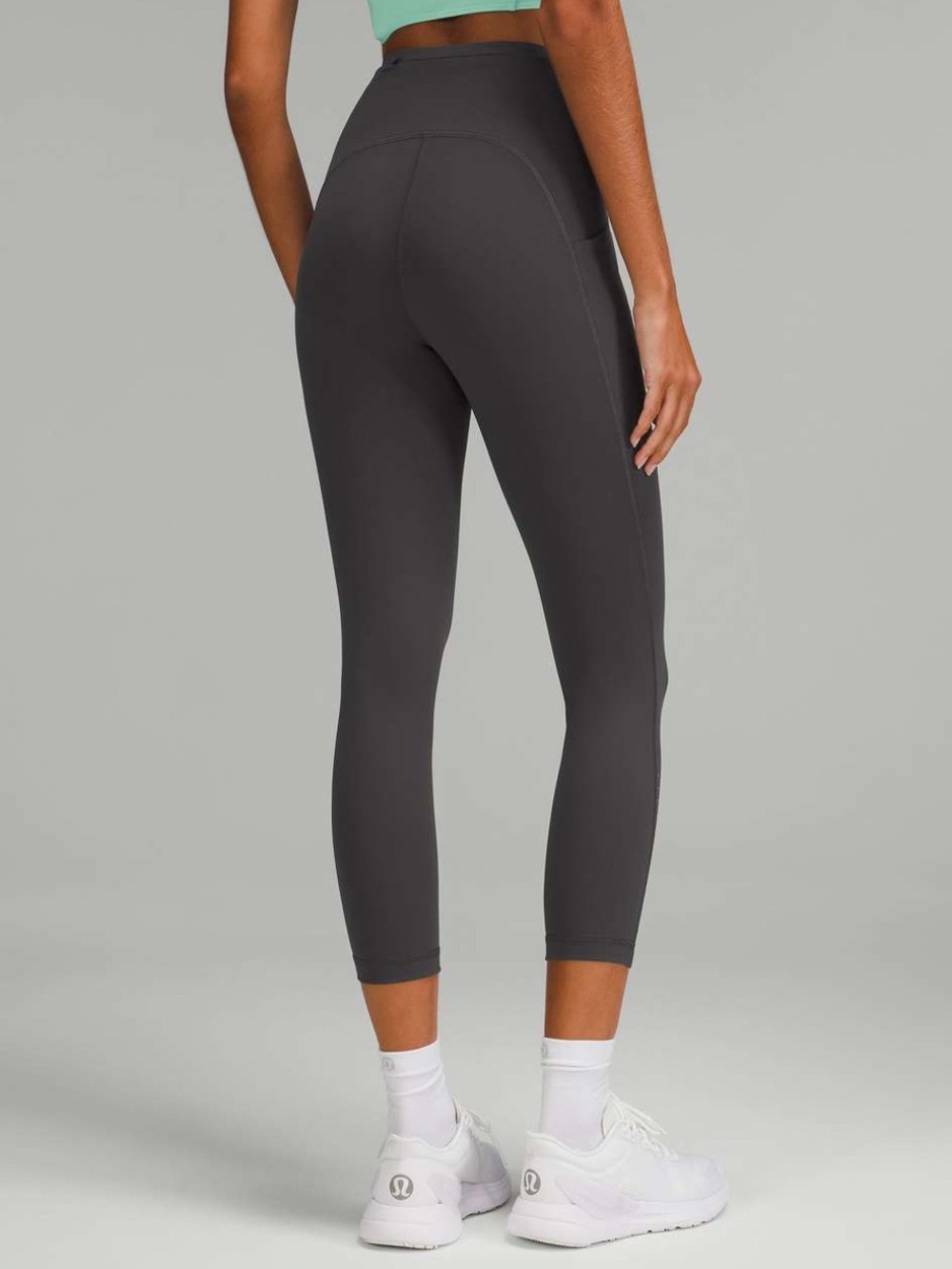 LULULEMON Swift Speed High-Rise Crop 23" Graphite Grey US 4